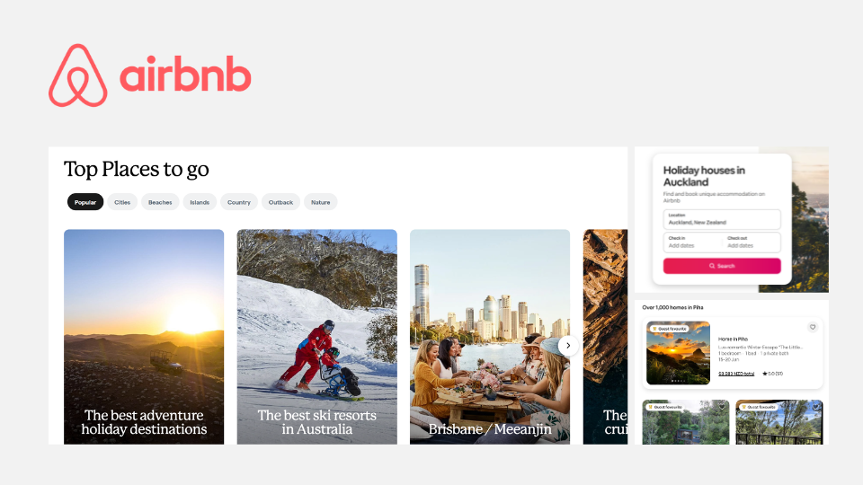 Airbnb brand logo match