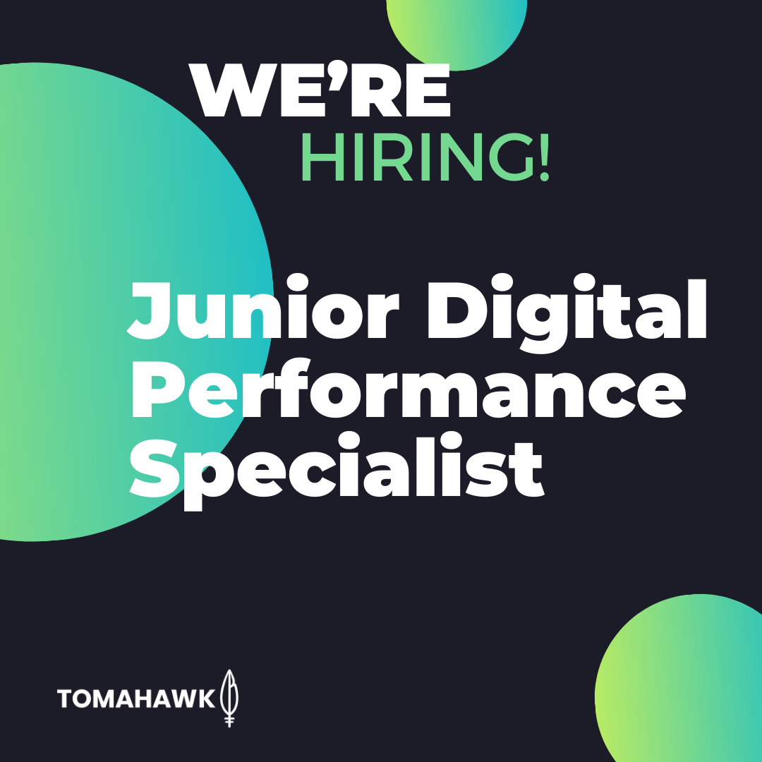 Junior Digital Performance Specialist role at Tomahawk