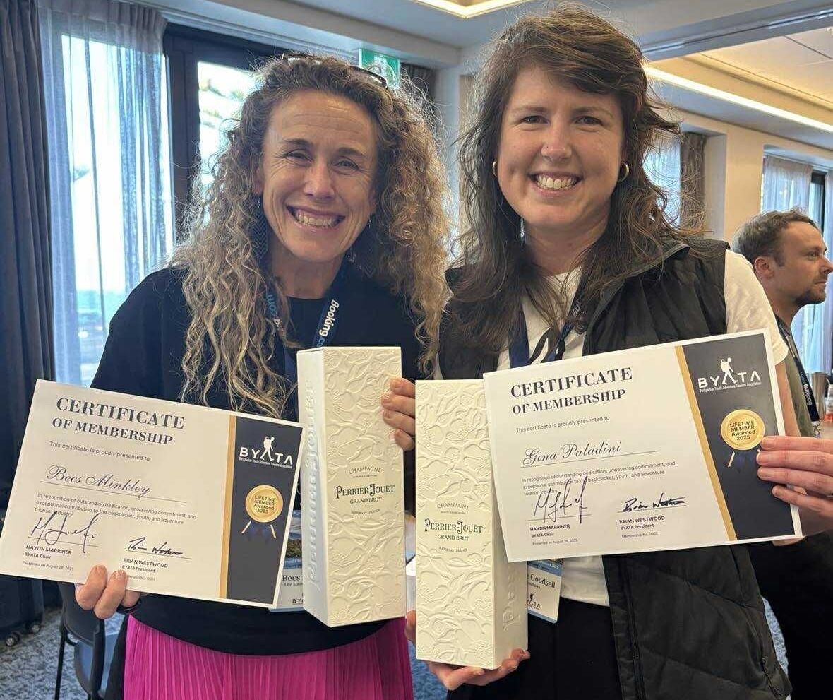 2025 BYATA lifetime membership award for Gina Paladini