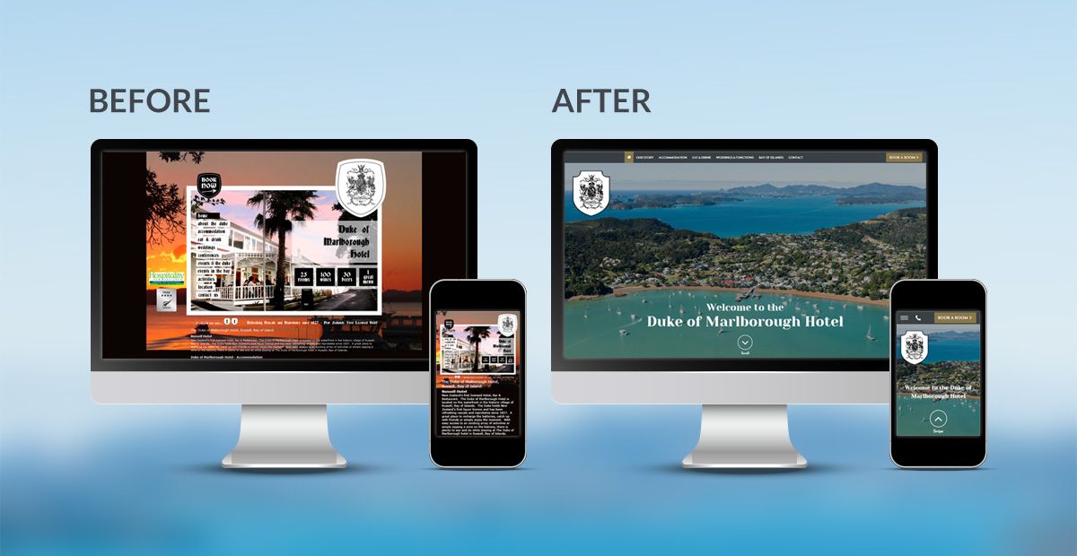 Duke of Marlborough Accommodation Website