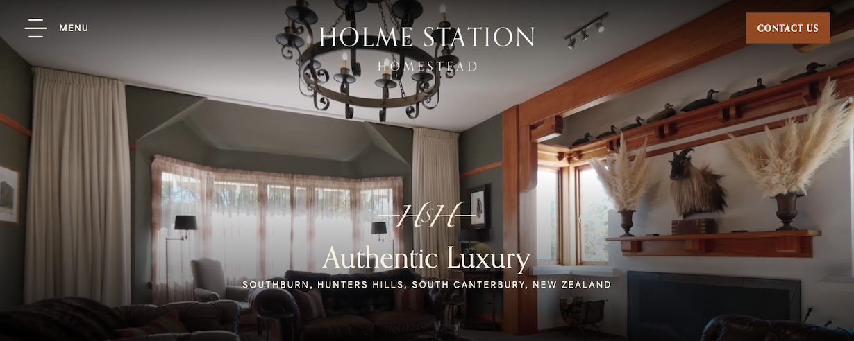 Holme Station bespoke website by Tomahawk