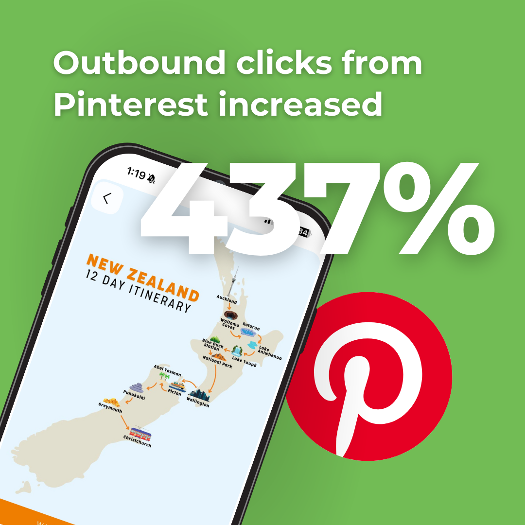 outbound clicks from Pinterest